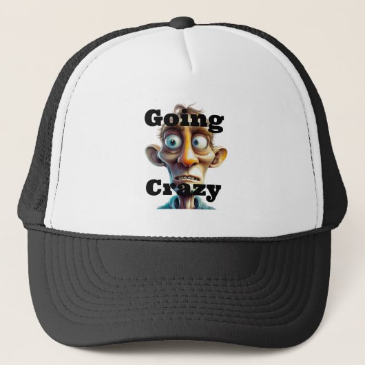 Gekke trucker hoed pet (Voorkant)