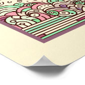 Gekke Tuinboom: Art Nouveau Symphony Poster (Hoek)