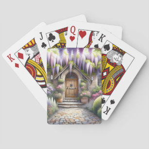 Gekke Tuinpaden Cottage Stijl Pokerkaarten