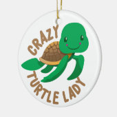 gekke turbodame keramisch ornament (Links)