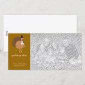 Gekke Turkije Feestdagenkaart (Voorkant / Achterkant)