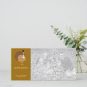 Gekke Turkije Feestdagenkaart (Staand voorkant)