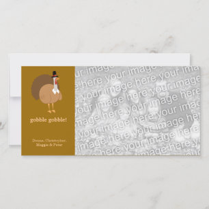 Gekke Turkije Feestdagenkaart