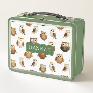 Gekke Uil Metalen Lunchbox