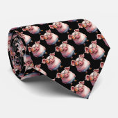 Gekke Varken Custom Necktie Knoop Stropdas (Opgerold)