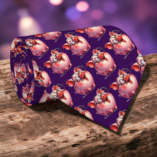 Gekke Varken Custom Necktie Tie Stropdas