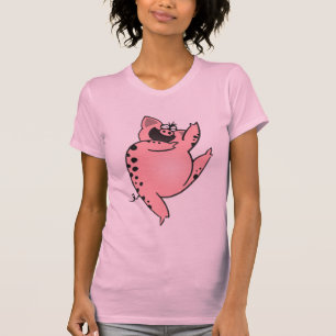 Gekke varkensdans Dansende Pig LOL T-shirt