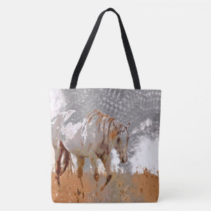 Gekke Verf - Paard Tote Bag