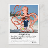 Gekke verhalen: Man-etende octopus-Briefkaart Briefkaart (Voorkant)