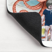 Gekke verhalen: Man-etende octopus-Muismat Muismat (Hoek)