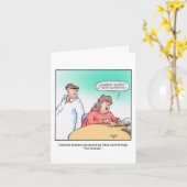 Gekke verjaardag kaart (Gele Bloem)