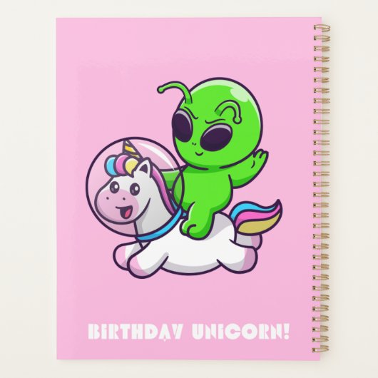 Gekke verjaardagsplanner planner (Achterkant)