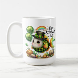 Gekke Vis- St. Patrick's Dag Koffiemok
