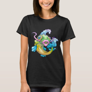 gekke vis t-shirt