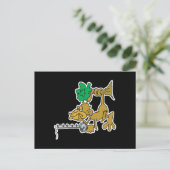 gekke visaap briefkaart (Staand voorkant)