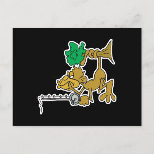 gekke visaap briefkaart