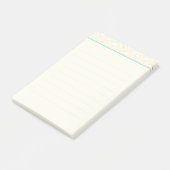 Gekke vogelgevoerde kleverige noten post-it® notes (Schuin)