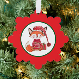 Gekke Vos Ornament Kaart
