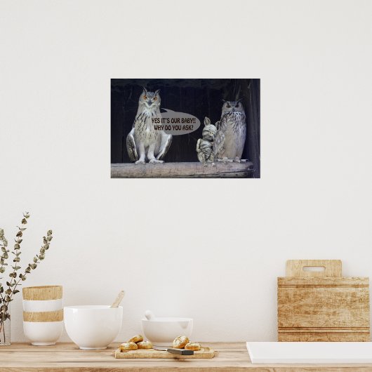 Gekke vraag poster (Keuken)