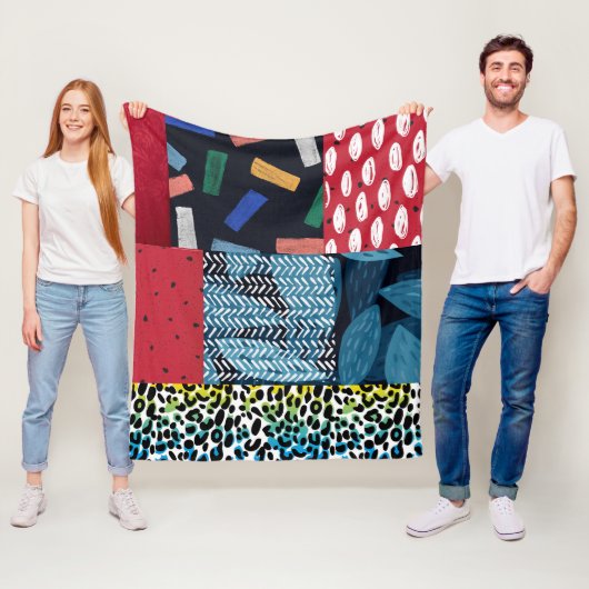 gekke vrijdag fleece deken (In situ)