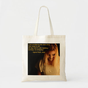 gekke vrouw tote bag