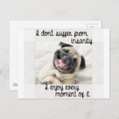 gekke waanzin briefkaart (Voorkant / Achterkant)