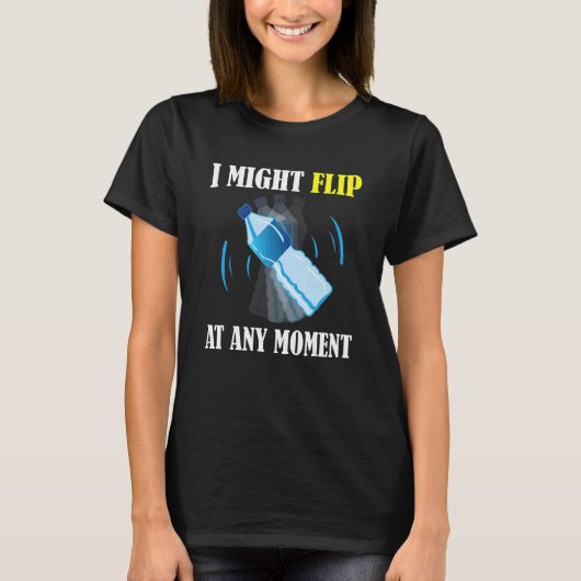 Gekke waterfles flippen t-shirt (Voorkant)