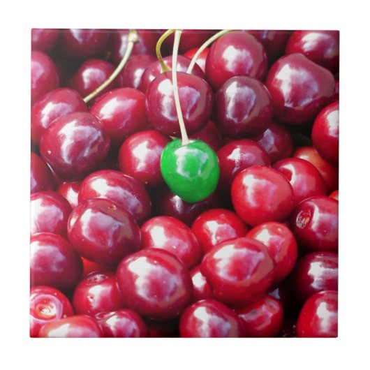 gekke welpkers tegeltje (Voorkant)