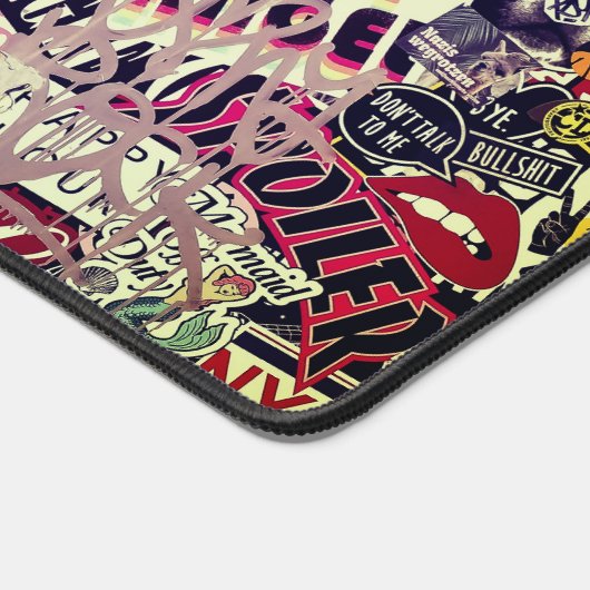 Gekke wereld van stickers bureaumat (Hoek)