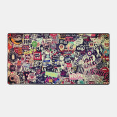 Gekke wereld van stickers bureaumat (Voorkant)