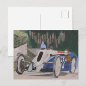 Gekke wetenschapper aan het werk briefkaart (Voorkant / Achterkant)