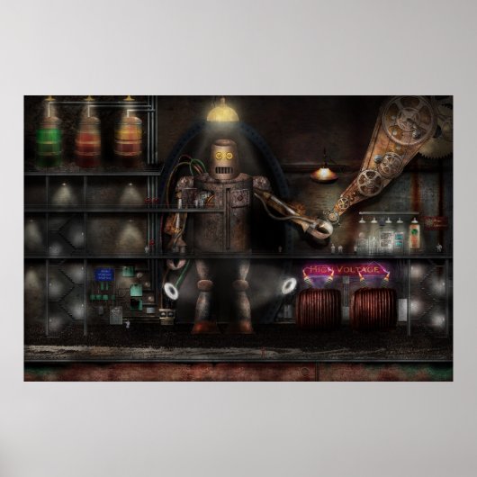 Gekke Wetenschapper - De Handhaver Poster (Voorkant)