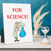 gekke wetenschapper fotoplaat (Zijkant)