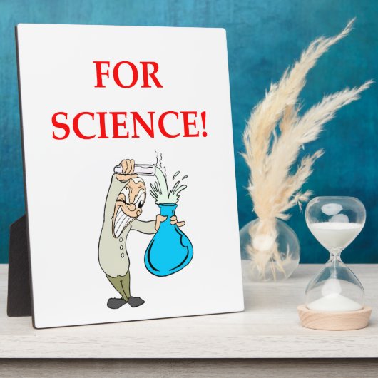 gekke wetenschapper fotoplaat (Zijkant)