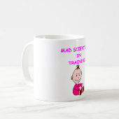 gekke wetenschapper koffiemok (Voorkant links)
