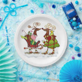 Gekke Whimsey Christmas Mooks PARTY Papieren Bordje (Feest)