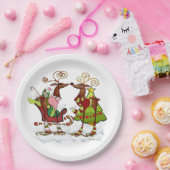 Gekke Whimsey Christmas Mooks PARTY Papieren Bordje (Feest)