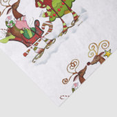 Gekke Whimsey Christmas Mooks Tissuepapier (Detail)
