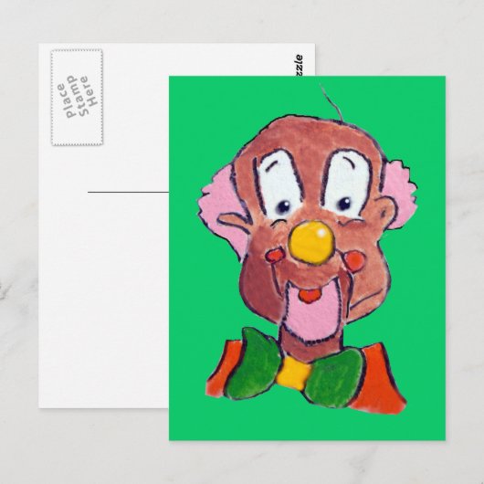 Gekke Willy Briefkaart (Voorkant / Achterkant)