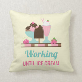 Gekke woordspeling die werkt tot Ice Cream - Yummy Kussen