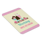 Gekke woordspeling die werkt tot Ice Cream - Yummy Magneet (Rechterzijde)