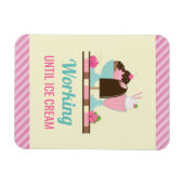 Gekke woordspeling die werkt tot Ice Cream - Yummy Magneet (Horizontaal)