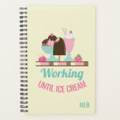 Gekke woordspeling die werkt tot Ice Cream - Yummy Planner (Voorkant)