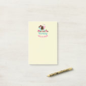 Gekke woordspeling die werkt tot Ice Cream - Yummy Post-it® Notes (Op bureau)