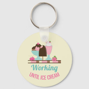 Gekke woordspeling die werkt tot Ice Cream - Yummy Sleutelhanger