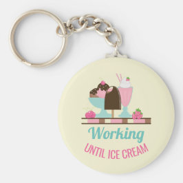 Gekke woordspeling die werkt tot Ice Cream - Yummy Sleutelhanger