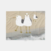 Gekke zeegarens Vleekzak Fleece Deken (Voorkant (Horizontaal))