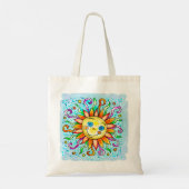 Gekke zon tote bag (Achterkant)