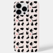 Gekke zwarte katten Case-Mate iPhone case (Achterkant)