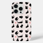 Gekke zwarte katten Case-Mate iPhone case (Achterkant)